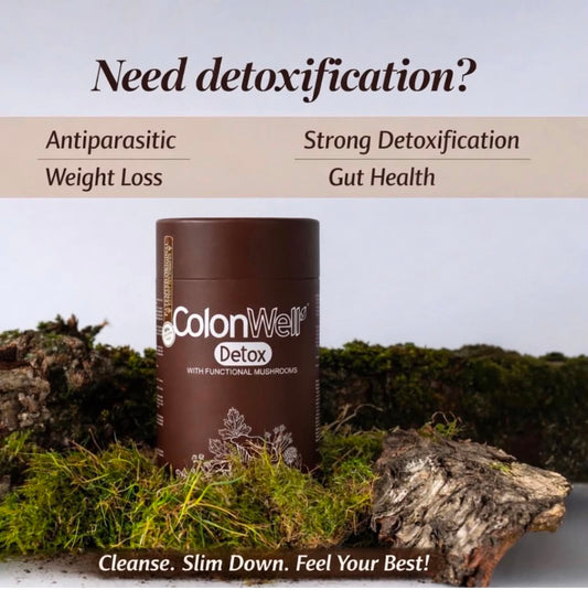 Colonwell Detox - a mixture of herbs, seeds and functional mushrooms (antiparasitic) 350 g