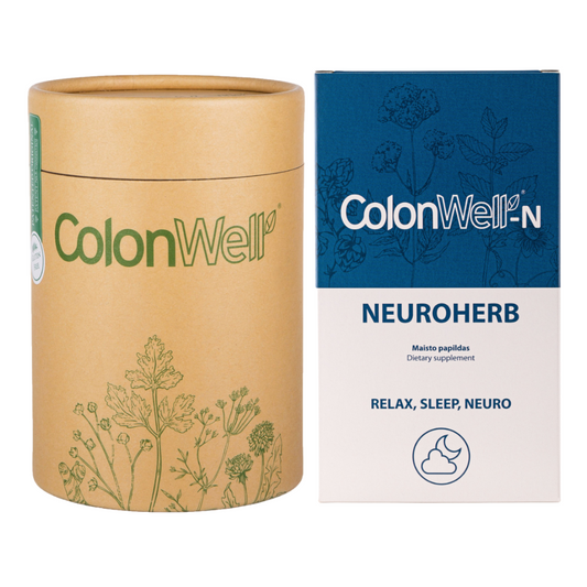 Colonwell Natural flavour  (for weight loss and intestine health) + Colonwell Neuroherb (For Better Sleep, Nervous System)