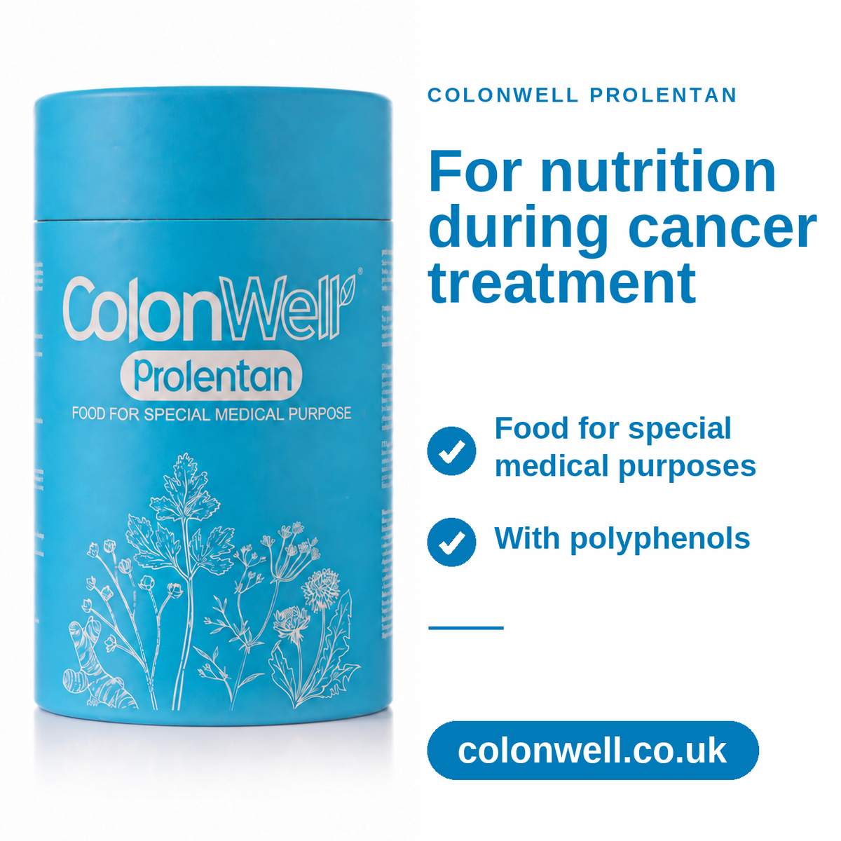ColonWell Prolentan – nutrition during cancer treatment