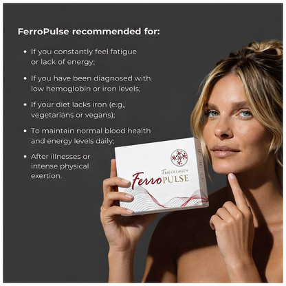2 + 1 SALE TriCollagen FerroPulse (liquid iron supplement)