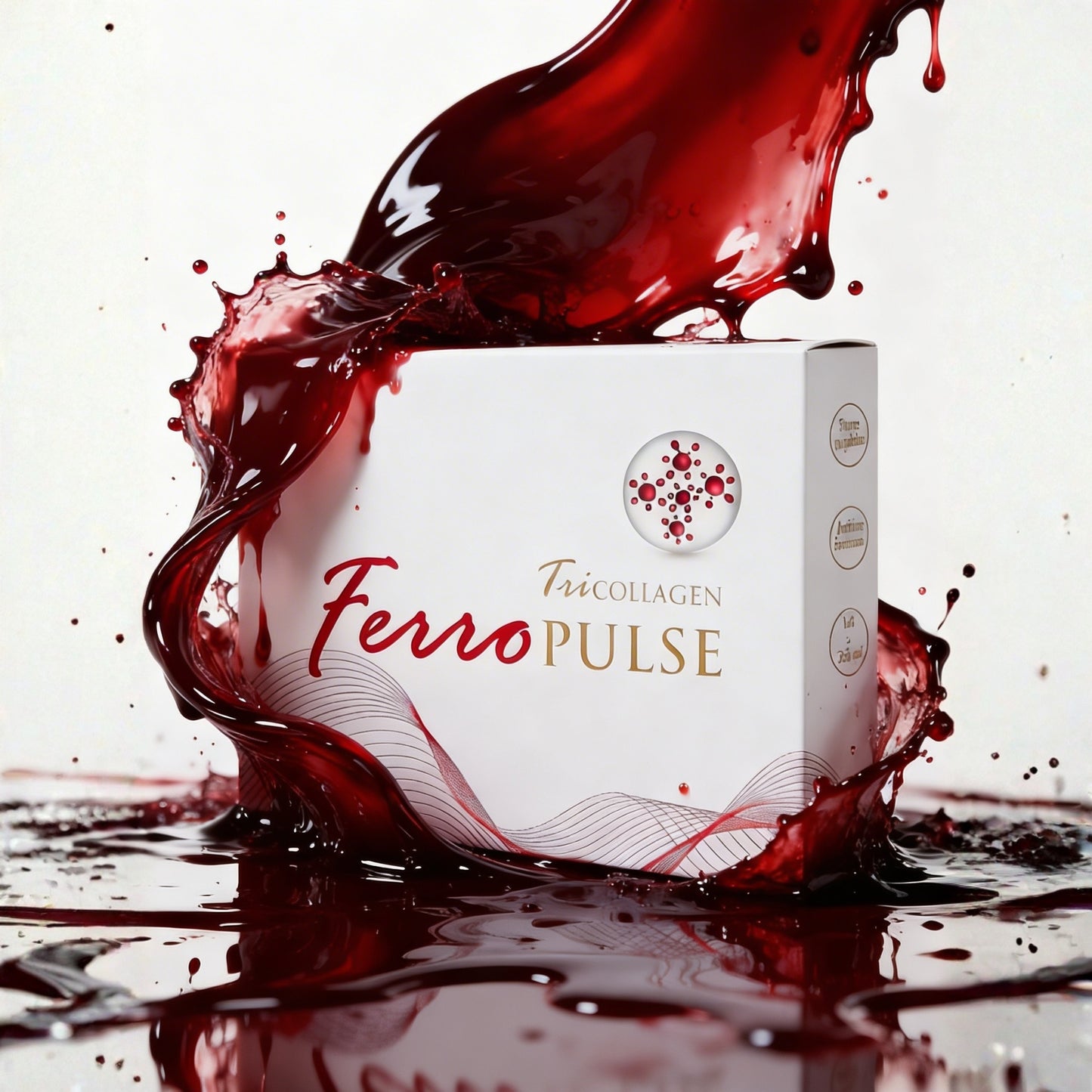 2 + 1 SALE TriCollagen FerroPulse (liquid iron supplement)