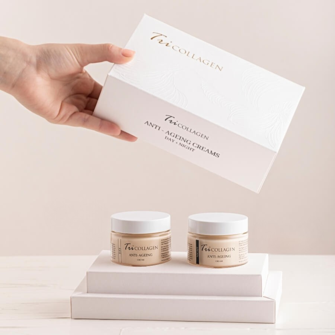 2 + 1 TriCollagen Anti-Ageing Face Creams (Day and Night)