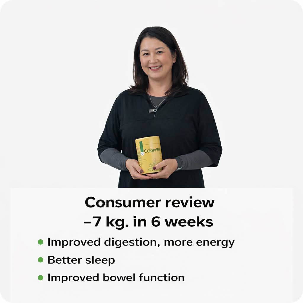 ColonWell - Natural Flavour (for weight loss and intestine health) + ColonWell Active