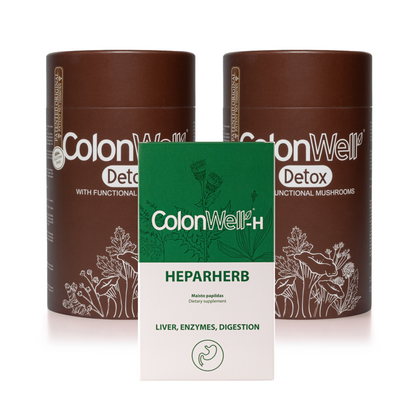 2 ColonWell Detox + Подарок Hepaherb