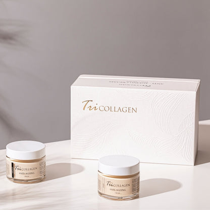 2 + 1 TriCollagen Anti-Ageing Face Creams (Day and Night)